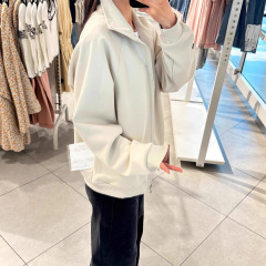 立领卫衣秋季外套女款秋薄款无帽运动上衣棒球服夹克早秋穿搭春秋