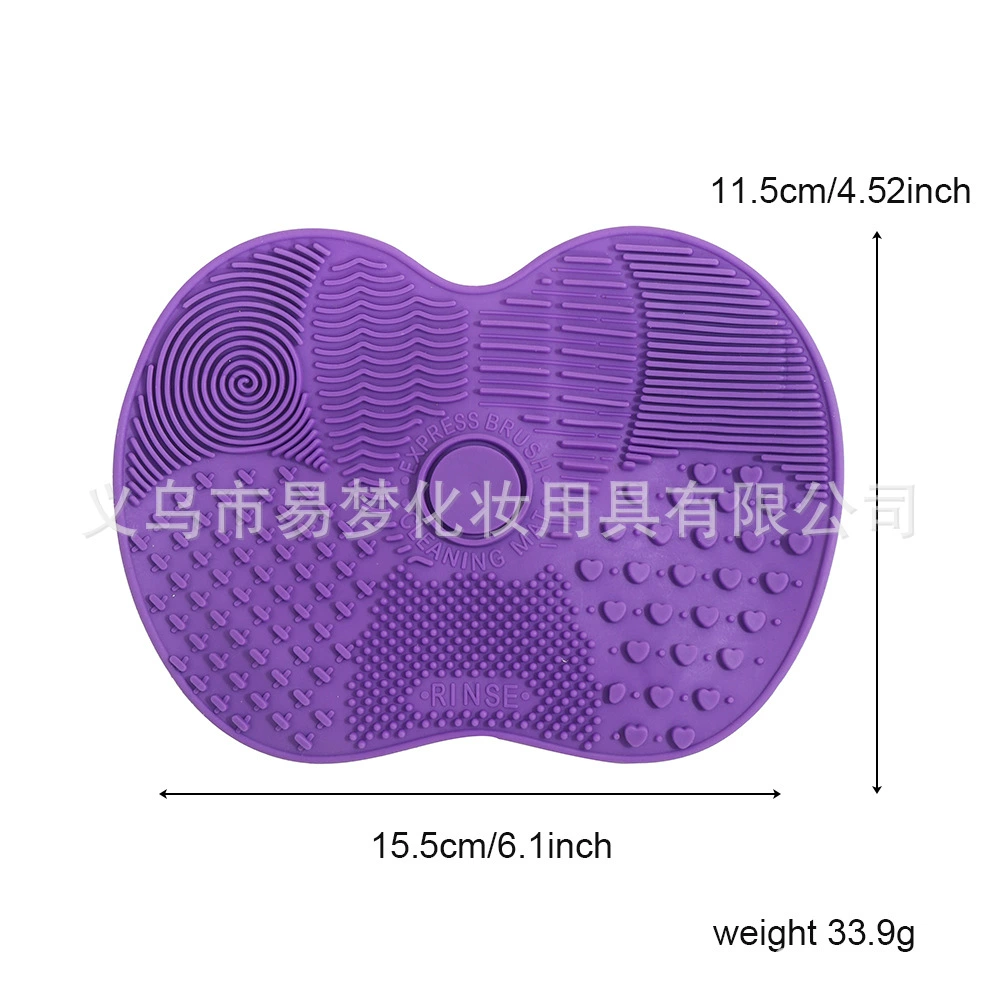 Apple silicone washing brush put makeup clean cashi makeup tool cleaning makeup brushing makeup care clean
