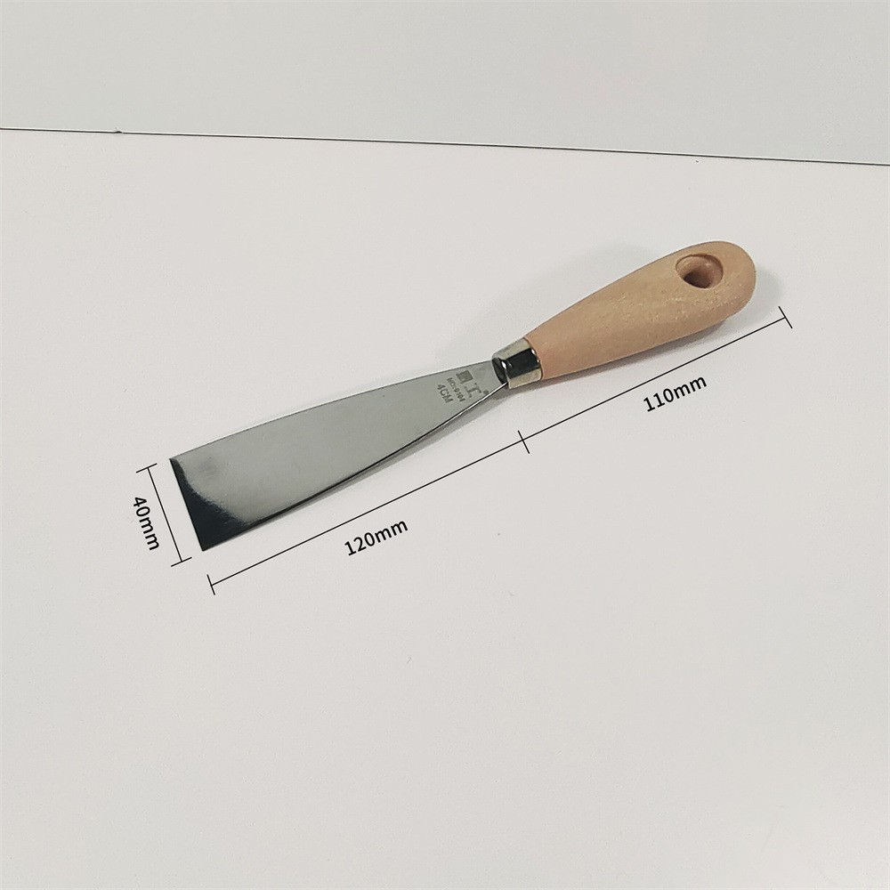 0104 3CR13 cuchillo de cemento de acero inoxidable métrico 4cm