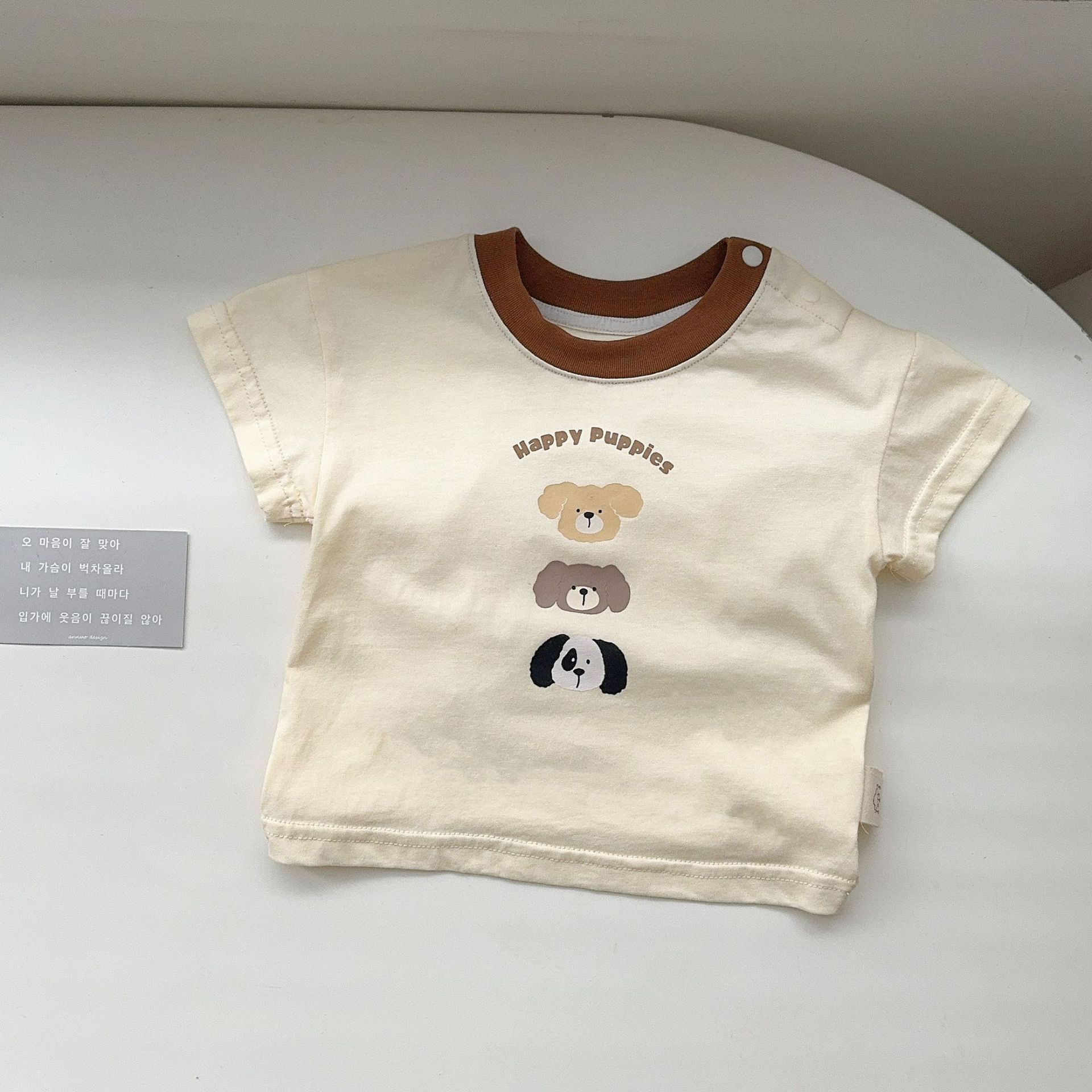 Verano delgado ins boy marea fan japonés retro lindo dibujos animados manga corta pantalones cortos de mezclilla casuales traje 1