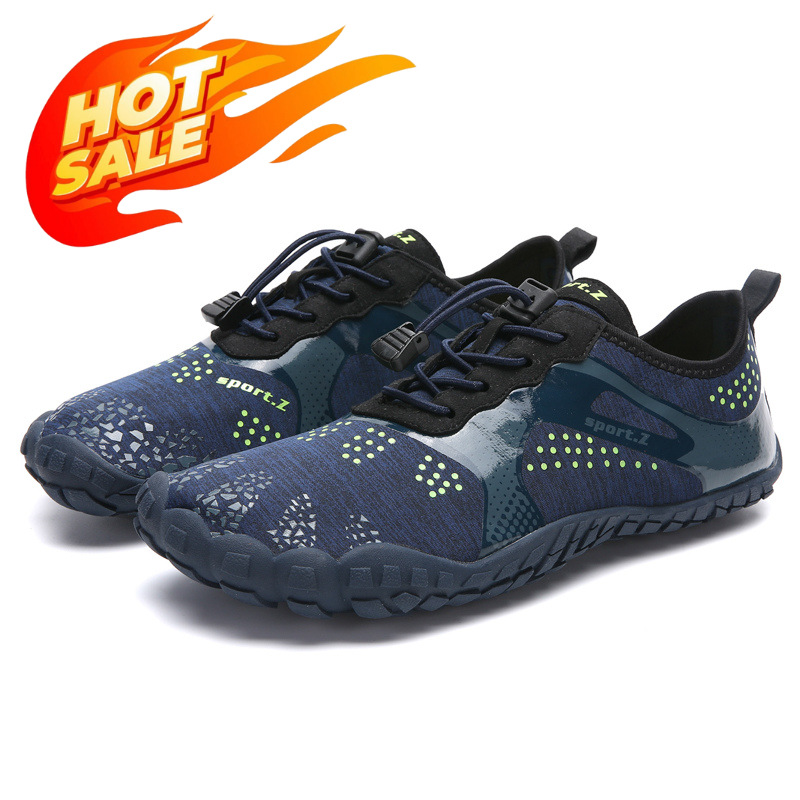 潜水浮潜靴男女防割滑り止め水泳靴五本指ビーチ靴速乾渉水靴裸足ランニングマシン靴