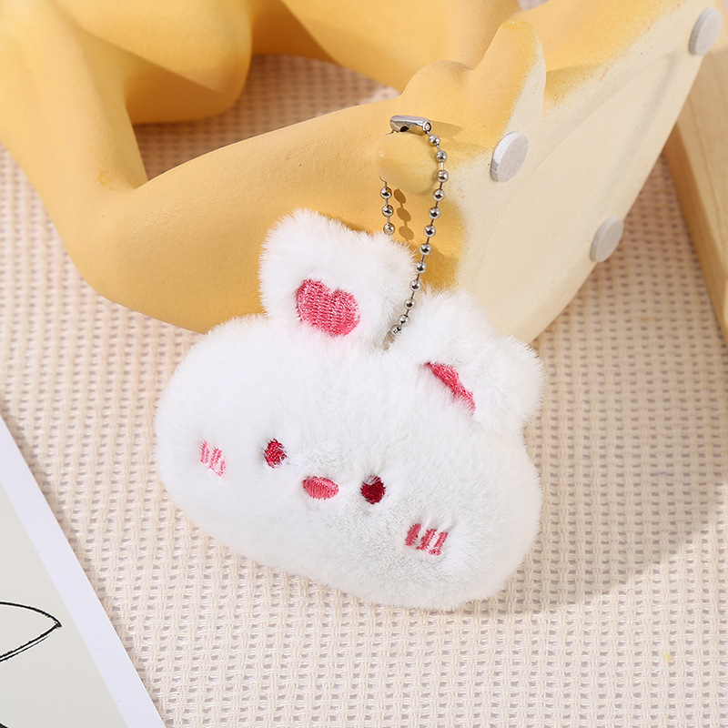 Oso de peluche dibujos animados Panda broche lindo muñeca Rana conejo bolsa colgante DIY accesorios ropa