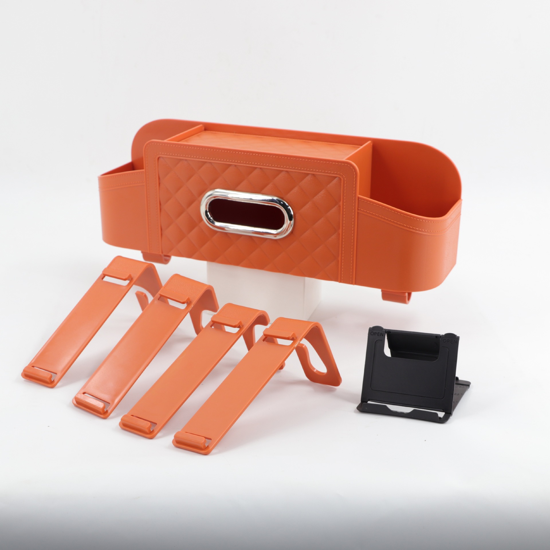 Car seat back storage box, hanging tissue box, multifunctional car storage box, water cup holder, seat back storage box wholesale