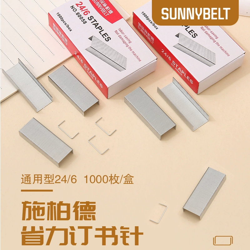 Немецкий степлер Style офисный универсальный степлит № 12 1000 шт в штучной упаковке 24/6 из нержавеющей стали