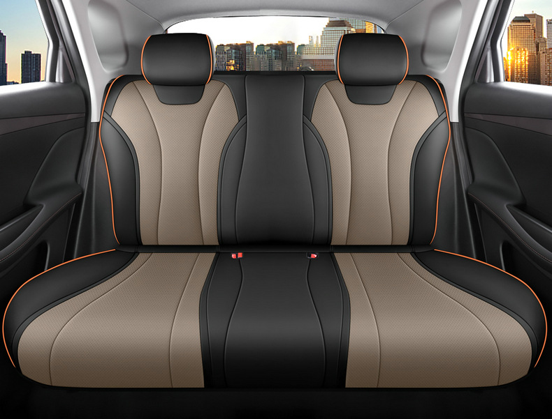 BYD E2 stylish simple wear-resistant dirt-resistant feel comfortable special perforated leather cartoon version 5 color seat cover