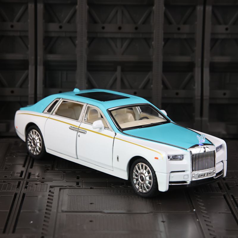 Cz24162 Simulation Phantom Car Alloy Model Ornament Steering Suspension Boy Sound and Light Pull Back Toy