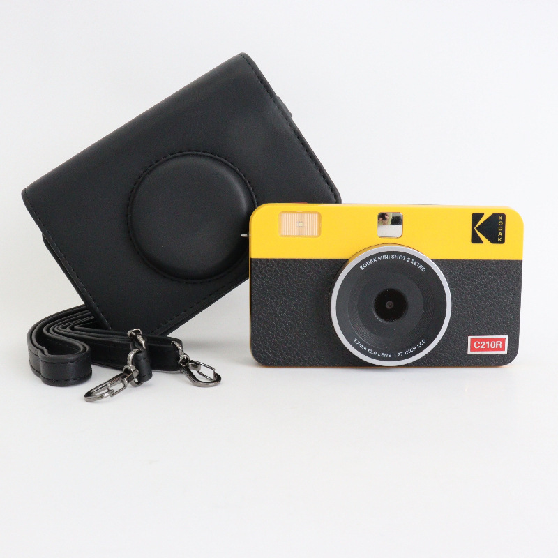 Suitable for Kodak C210R New Leather Retro Camera Bag, Photography Portable Storage Bag, New Digital Accessories