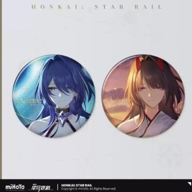 正版崩铁崩坏星穹铁道周边姬子砂金银狼三月七周边马口铁徽章吧唧|undefined