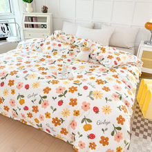 全棉单件被罩150x200x230学生单人秋冬被单厚褥子套纯棉被套批发