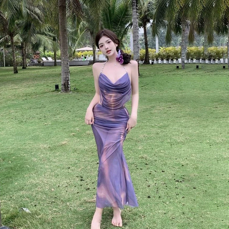 Бикини три комплекта 2024 новый фея консервативный живот, тонкий ветер, горячий купальник женский летний чувство высокого уровня