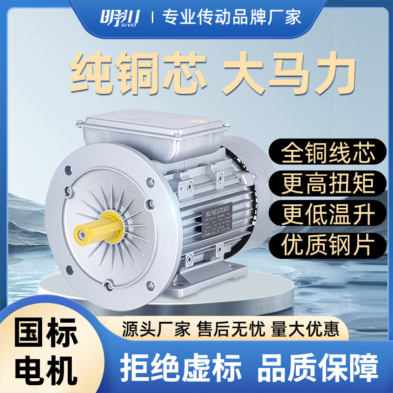 370/750/1500/2200/3000W单相电机养殖业专用电动机 单相异步电机