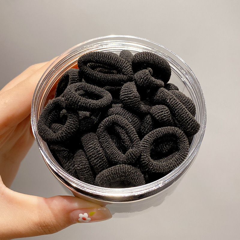 La banda de goma del pelo de la banda del lazo del pelo de los niños lindos de la cuerda del pelo del caramelo no duele el Pelo elástico buena cuerda del pelo tocado de la niña