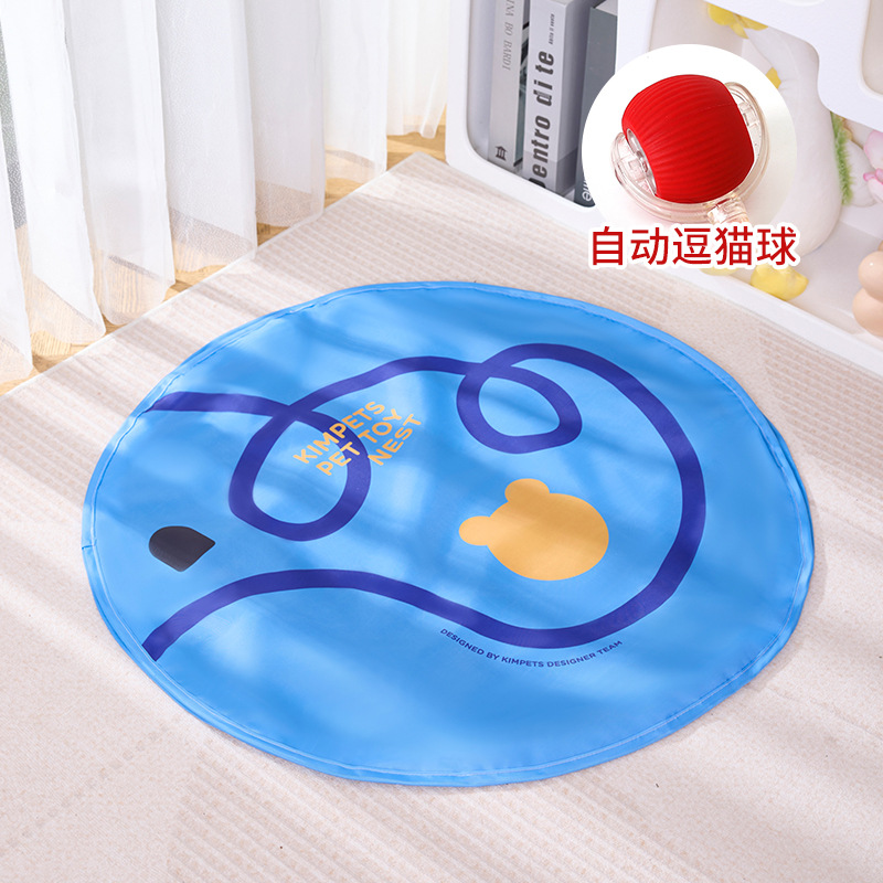 Nueva cubierta de caza de juguete para gatos, bola de gato divertida eléctrica, juguete automático para mascotas, artefacto para aliviar el aburrimiento, venta al por mayor transfronteriza