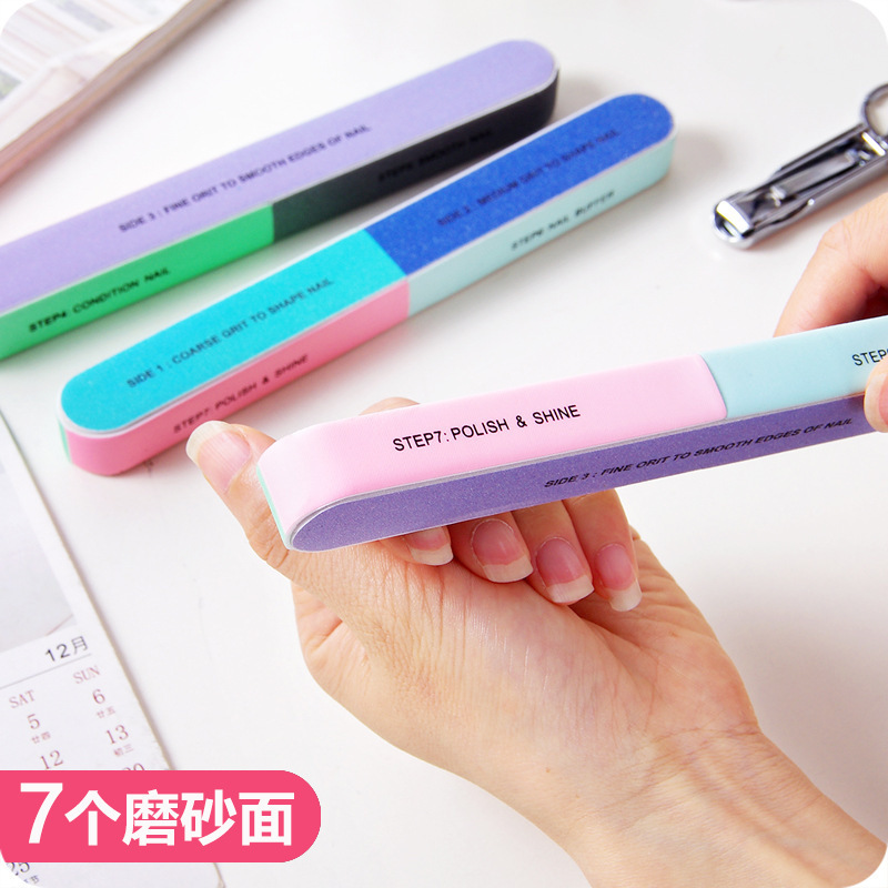 Factory direct multi-functional manicure sand strip seven-sided polishing strip trimming contusion strip polishing strip nail tools Factory direct multi-functional manicure sand strip seven-sided polishing strip trimming contusion strip polishing strip nail tools