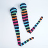 Juggling item long tail dumping bag sock -shaped elasticity Sock poi multi -color hand -rotated rotation contact shaking socks ball
