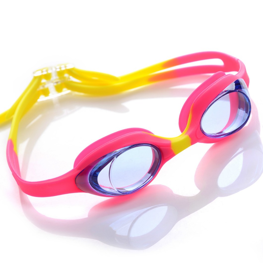 Gafas de Natación Infantil de Marco Grande Modelo 1300 de Silicona y PC, Antivaho y HD