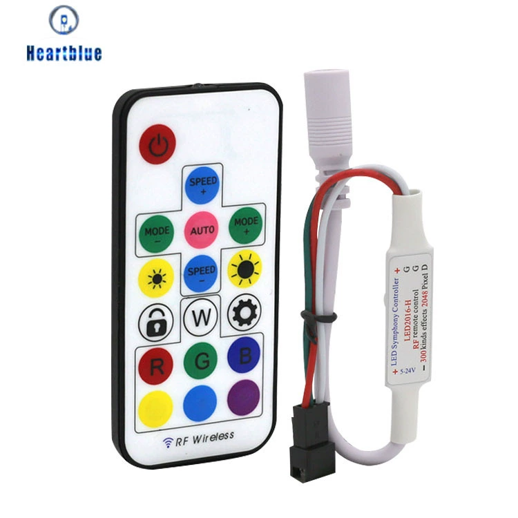 LED fantasy light with sp002e/104e/620e/SP611 mini RF radio frequency wireless remote control controller light