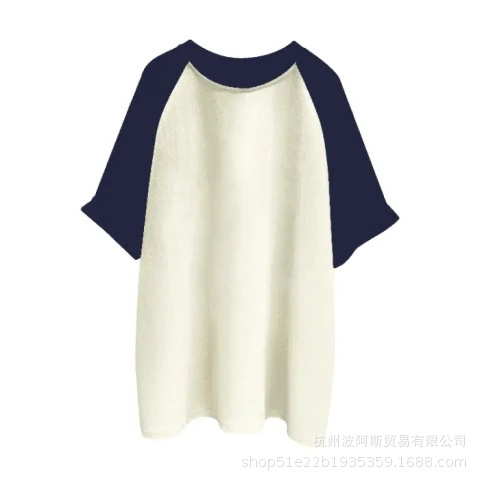 200g short sleeve navy blue apricot