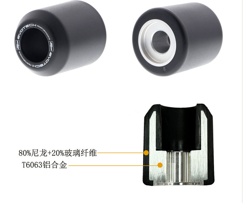 Suitable for Suzuki Gsx-S750 Z 2017-2021 Engine Modified Body Anti-Fall Bar Anti-Fall Ball Glue