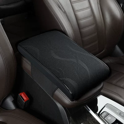 pad universal car armrest box | Armrest box pad - t22-ice-silk-sandwich-mysterious-black-a