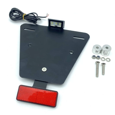 short tail bracket, Nömrə qabı