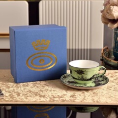 GR@1735 オリエンタルスタイルアート磁器マグカップコーヒーカップソーサープレート花瓶一般瓶ハイエンドギフト