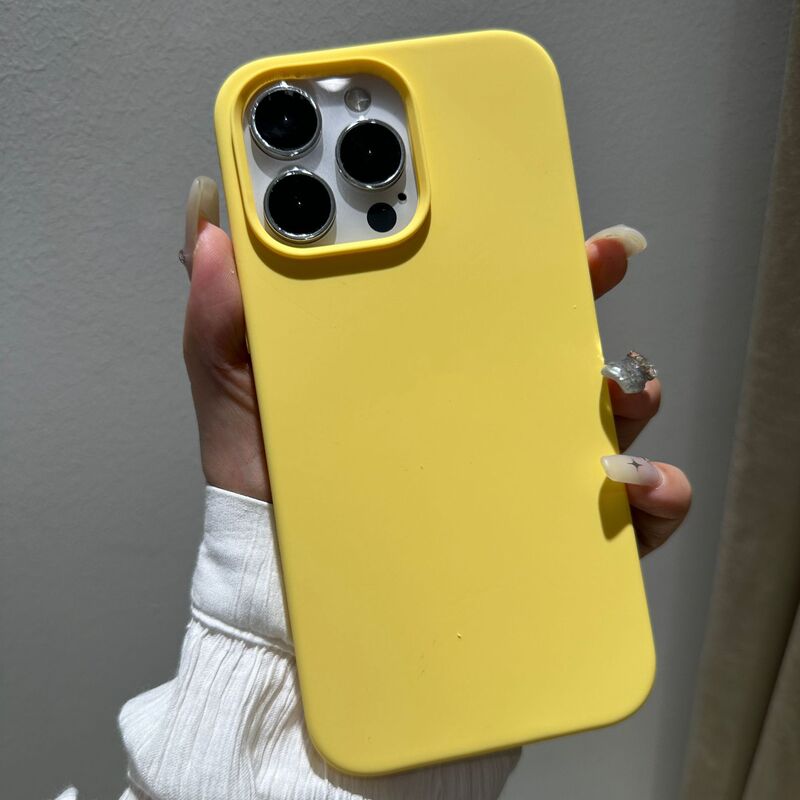 Iphone12液状シリコンシェルリンゴ11proの肌感フロスト12maxロゴ付きベルベット携帯ケース|undefined