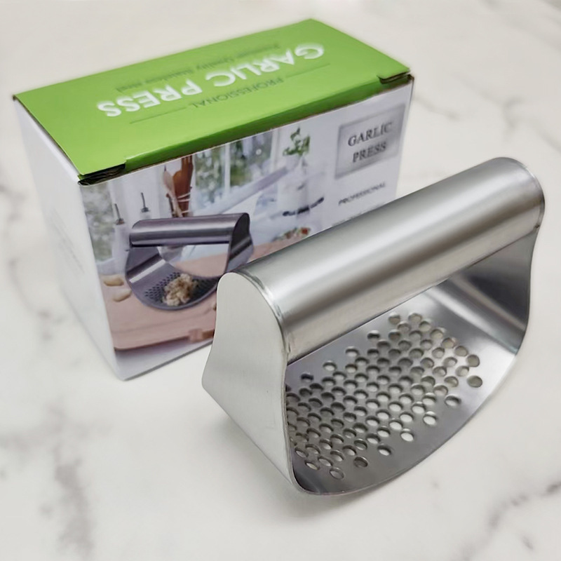 現物リングはニンニクを瓶に入れることができます。キッチン用手動ステンレスのニンニクをつぶします。|undefined