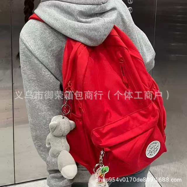 新款双肩包大容量学生包电脑包男女潮牌匡威百搭背包电脑包时尚潮|undefined