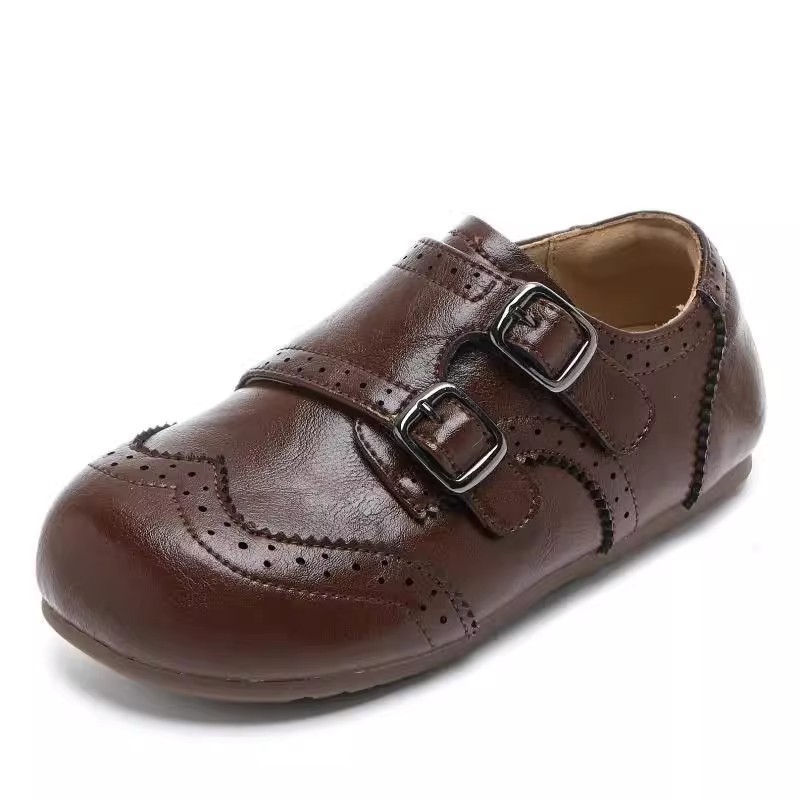 Zapatos de cuero para niñas 2026 primavera nuevo estilo británico con suela suave zapatos de boccane para bebés zapatos negros zapatos para niños image 6