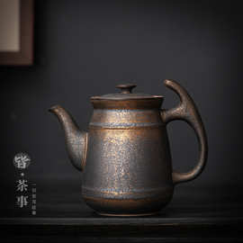 复古泡茶壶单个家用中式功夫茶具客厅大号大容量餐厅冷水壶花茶壶