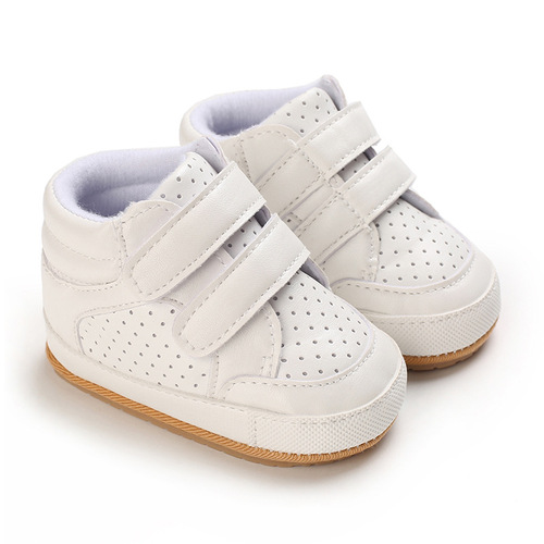Spring and autumn 0-1 years old fashionable leather boy flat shoes toddler shoes