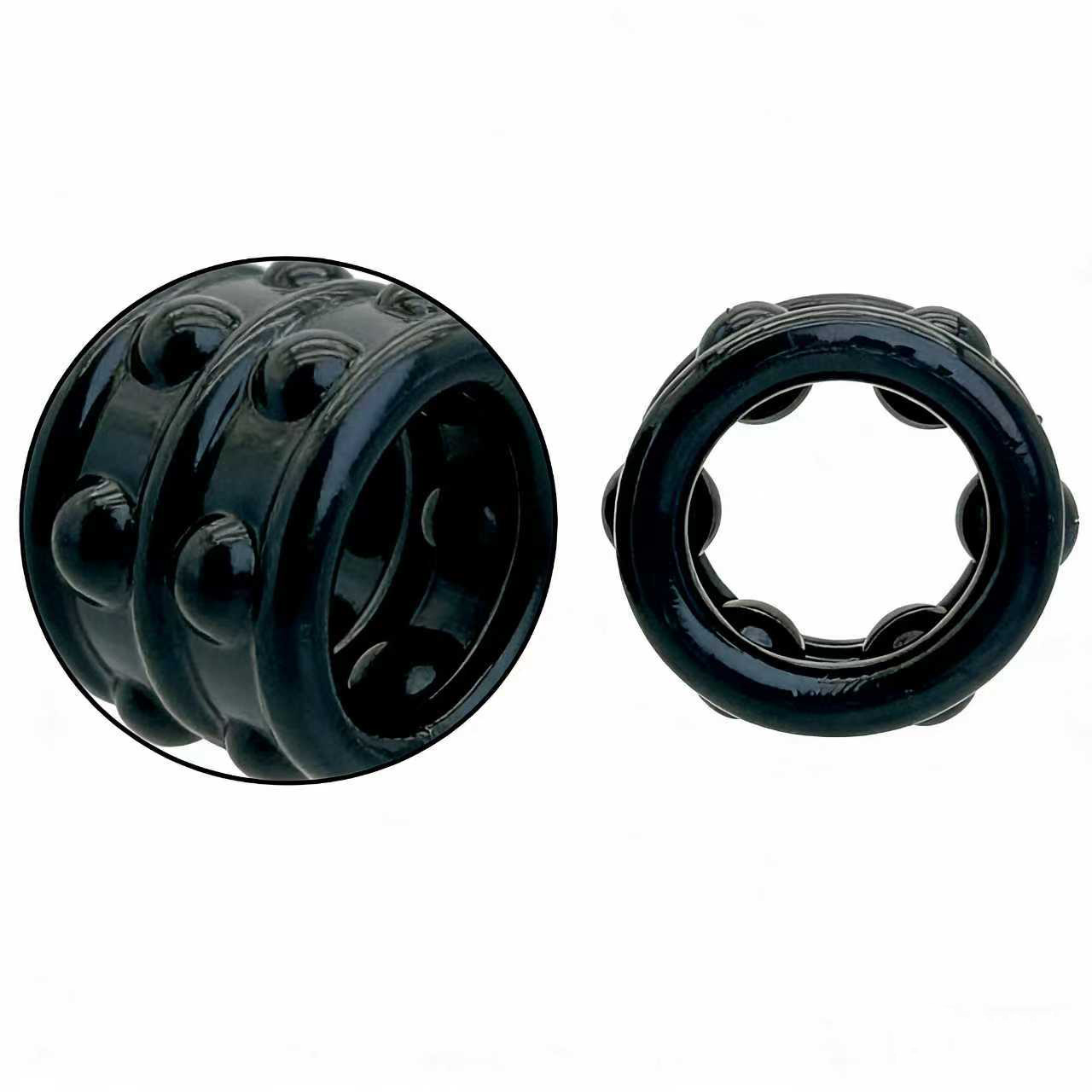 Egg-Shaped Locking Ring, Multi-Layer TPE Delay Ring, Soft Elastic Scrotal Restraint, Yellow Large — detail image 7