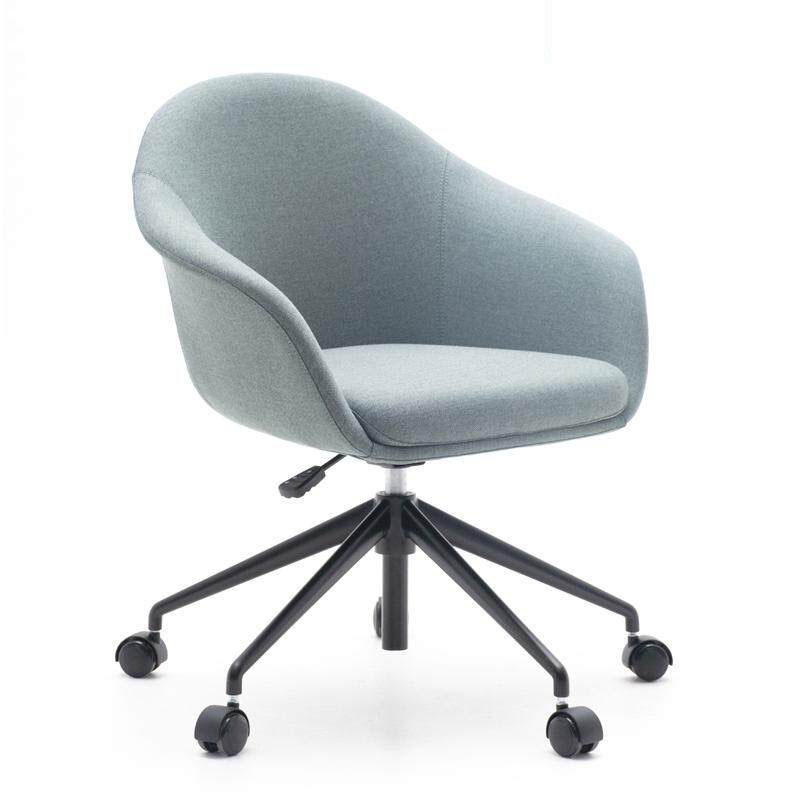 Nordic modern hotel staff executive hall party and team center meeting negotiation chair, light luxury stylish office leisure chair