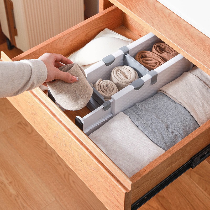 크리 에이 티브 개폐식 서랍 파티션 가정용 스토리지 파티션을 자유롭게 결합 할 수 있습니다 파티션 보드 가정 용품 베플