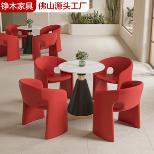 4S Store Sales Department Lobby Rest Area Tables and Chairs Restaurant Milk Tea Shop Coffee Shop Rochburg Dining Tables and Chairs Slate Countertops