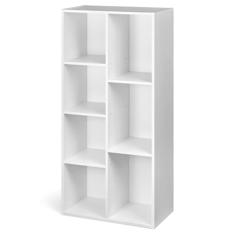 Estantería estantería de piso gabinete de celosía sala de estar vitrina estante de almacenamiento casa armario de múltiples capas estantería de madera