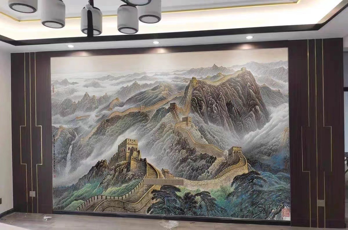 现代简约万里长城