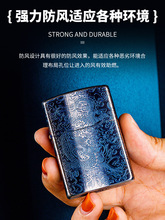 佐罗ZORRO煤油打火机个性复古貔貅牡丹薰蓝铜佐罗Z薰蓝镍户外时尚