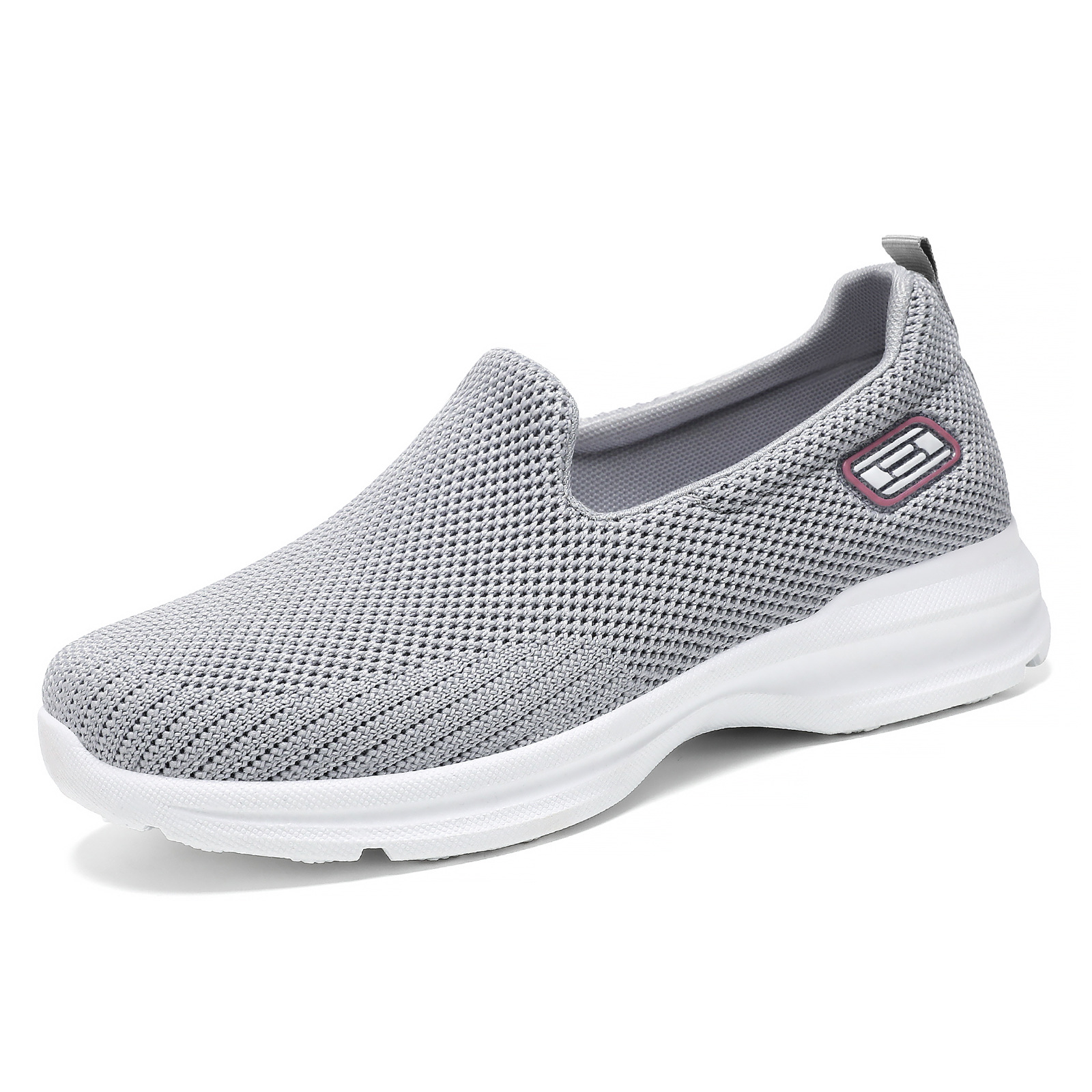 Zapatos de mujer zapatos casuales pequeños procesamiento personalizado un solo pedazo de zapatos de malla superficial zapatos de madres mayores zapatos al por mayor