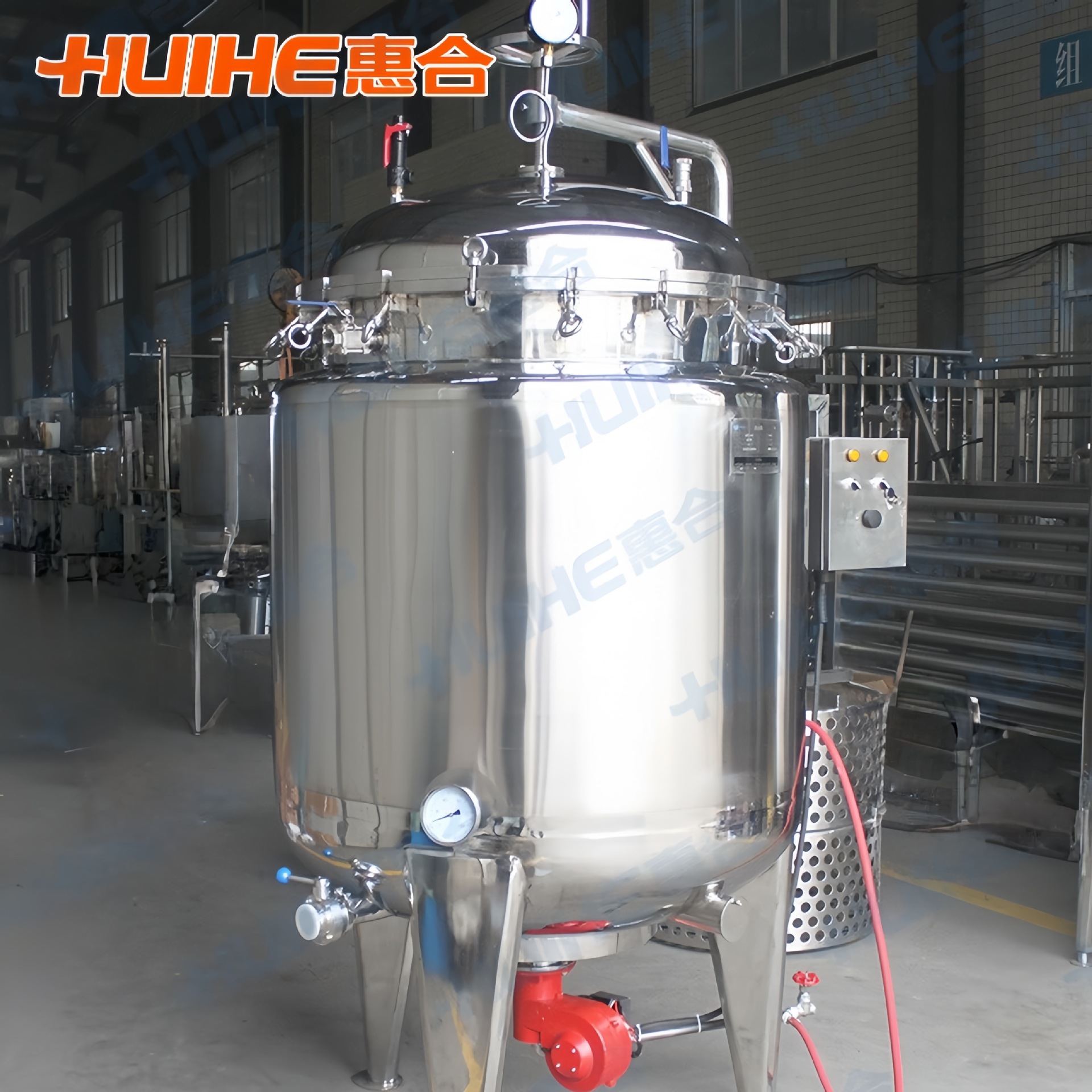 商用肉制品蒸煮锅炖鸡汤鸡翅粽子专用不锈钢高温高压杀菌蒸煮设备