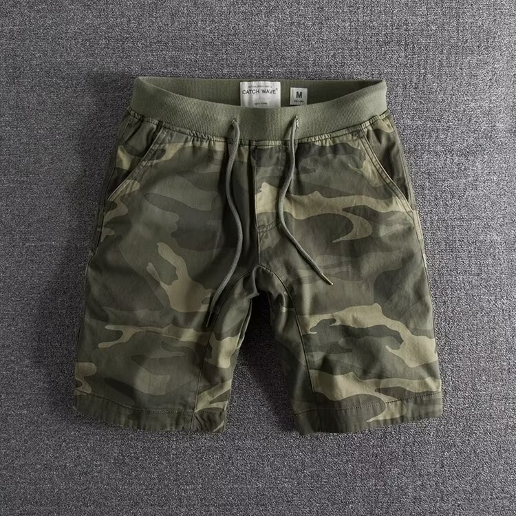 Summer Camouflage Shorts Men's Trendy Brand Casual All-match Loose Pants Sports Loose Waist Breathable Colorful Mid-length Pants Summer Camouflage Shorts Men's Trendy Brand Casual All-match Loose Pants Sports Loose Waist Breathable Colorful Mid-length Pants