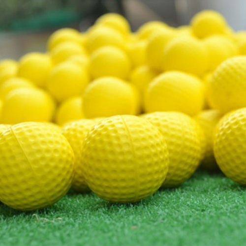 Indoor golf ball soft ball golf PU ball foam ball colorful children's toy ball