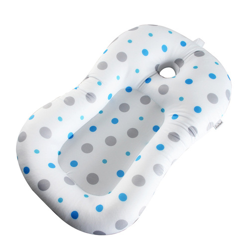Baby products newborn can lie down non-slip bath basin bath net bag holder baby bath bath mat