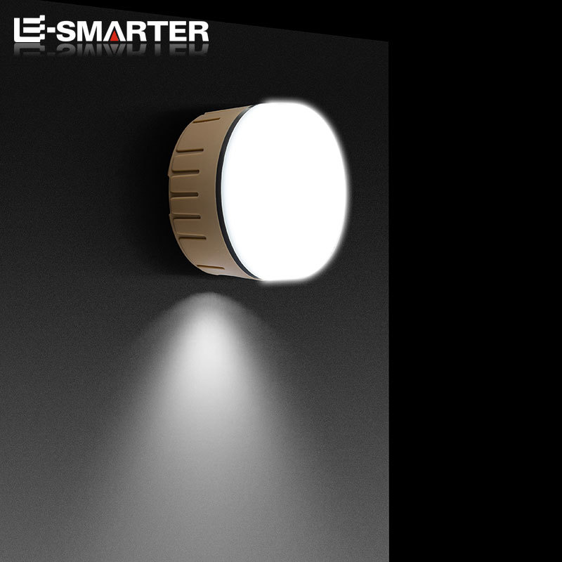 Lámpara de camping con gancho retro transfronterizo fuerte adsorción magnética recargable lámpara portátil para acampar al aire libre lámpara de camping de carga rápida