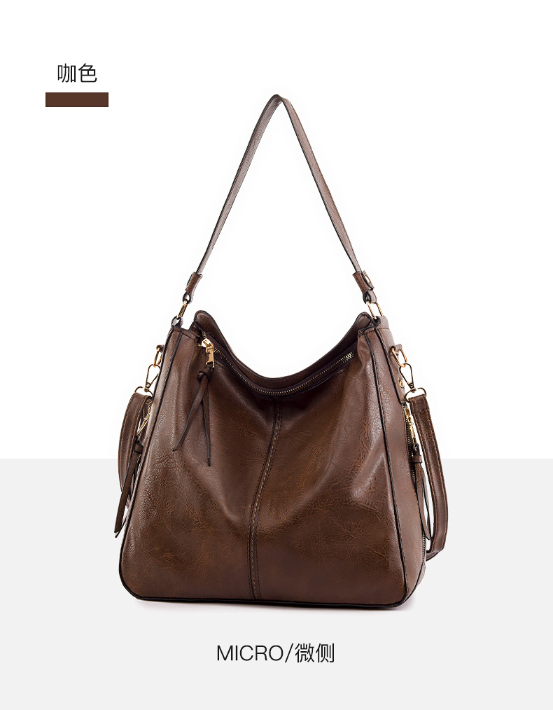 Cross-border women's bags 2023 New style single-shoulder bag, simple crossbody wandering bag, Korean-style handbag, women's tote large bag undefined