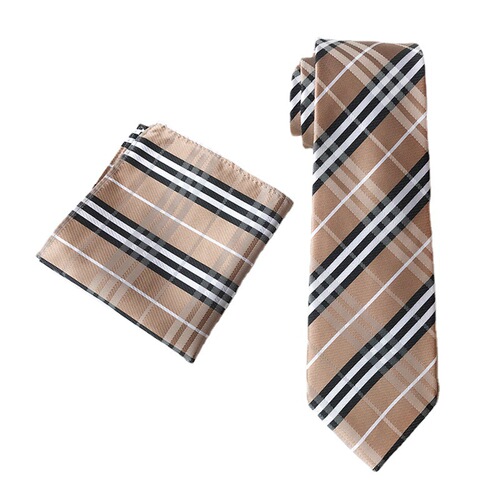 Supply of men's tie and suit pocket square set, simple and fashionable business suit