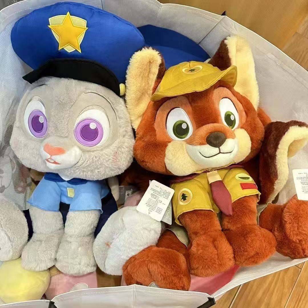 新款可爱疯狂动物尼克朱迪公仔毛绒系列玩偶兔子警官疯狂动物城