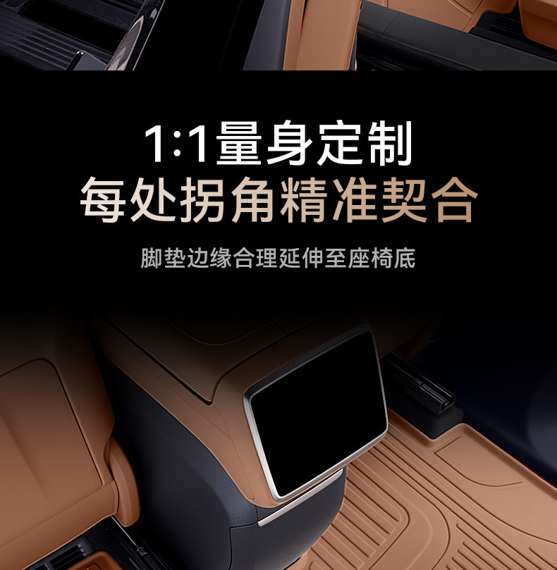 Suitable for Huajing S Floor Mats Tpe2026 Model Wuling Car Accessories Interior Modification Supplies Trunk Mat Carpet