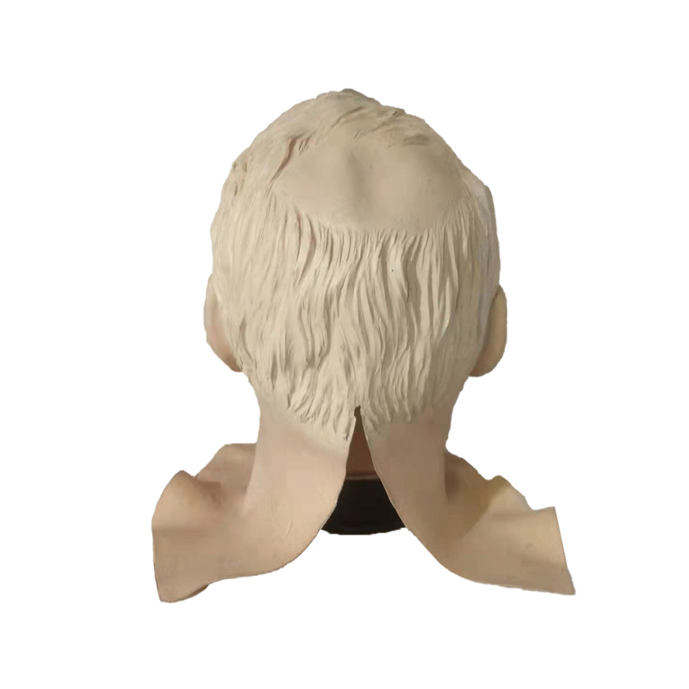 Estación independiente transfronteriza Venta caliente Halloween ancianos máscara de látex completa fiesta bar simulación tocados accesorios en vivo